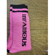 Infamous Socks Pink Black