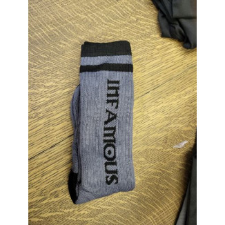 Infamous Socks Charcoal Black
