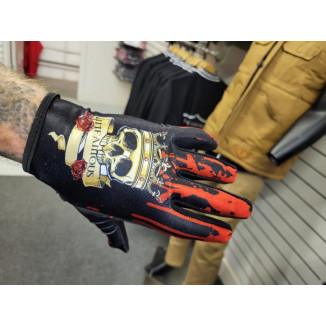 Infamous Skull & Crown Gloves
